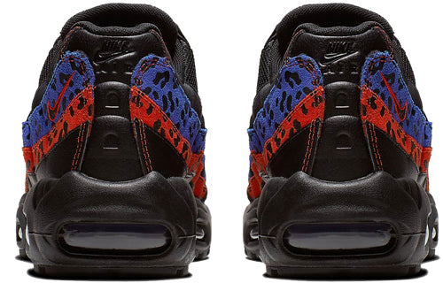 Nike Womens Air Max 95 'Leopard Pack' Black/Black-Habanero Red CD0180-001 sneakmarks