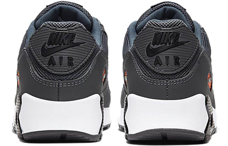 Nike Air Max 90 'Dark Grey' Iron Grey/Black/Total Orange CW7481-001 KICKSOVER