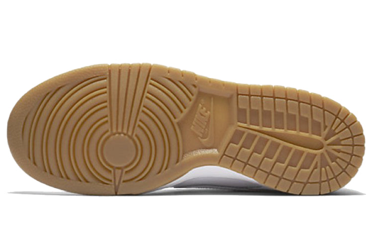 Nike Womens WMNS Dunk Low 'White Gum' White/Pure Platinum/Gum Light Brown/White 311369-100