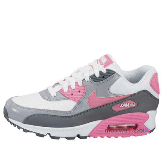 Nike Womens Air Max 90 Essential White Pink Glow Grey 616730-102