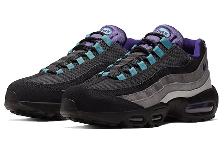 Nike Air Max 95 'Black Grape' Black/Court Purple-Teal Nebula AO2450-002 sneakmarks