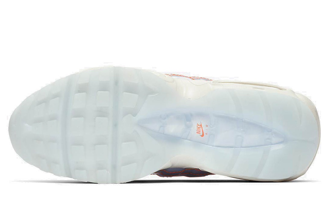 Womens Air Max 95 'Half Blue' Half Blue/Summit White 918413-400 sneakmarks