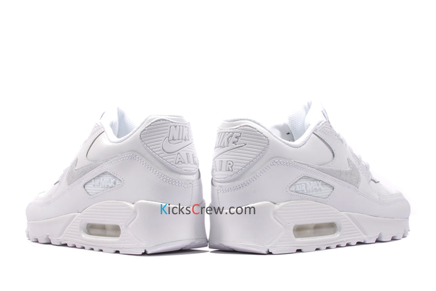 Nike Air Max 90 LTR Leather GS White Cool Grey 724821-100