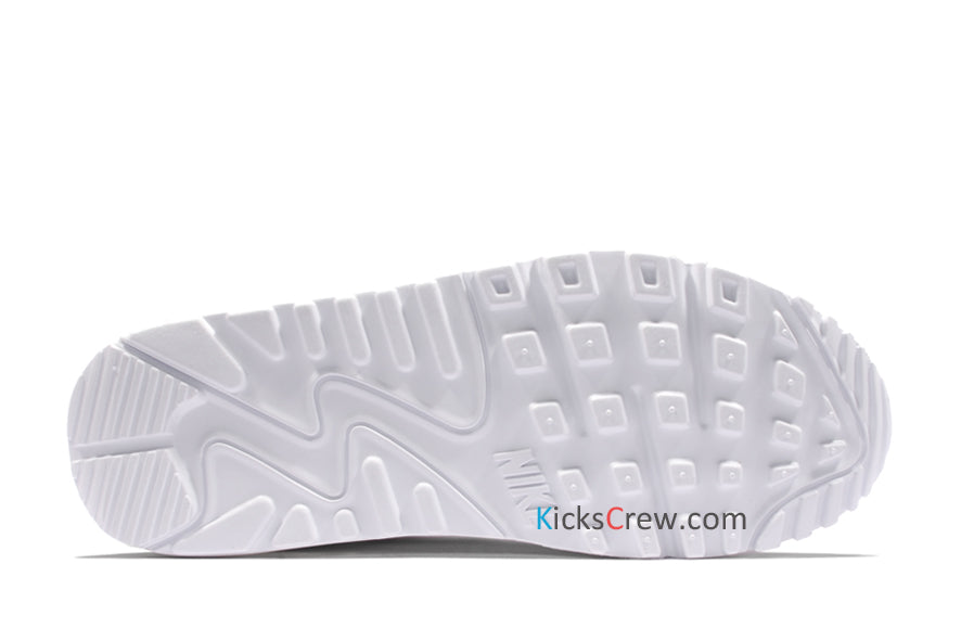 Nike Air Max 90 LTR Leather GS White Cool Grey 724821-100