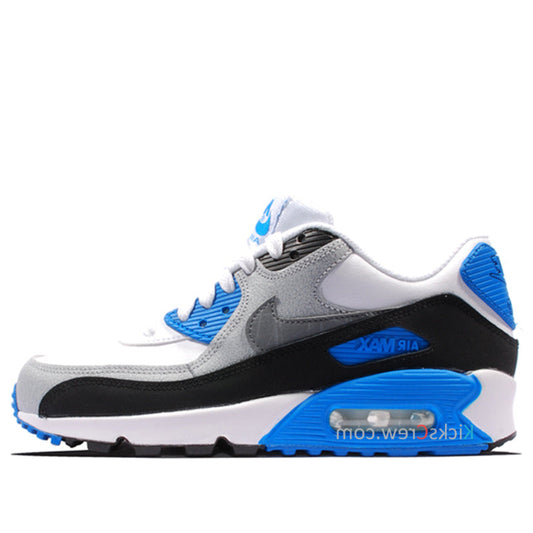 Nike Air Max 90 LTR Leather GS White Photo Blue 724821-101