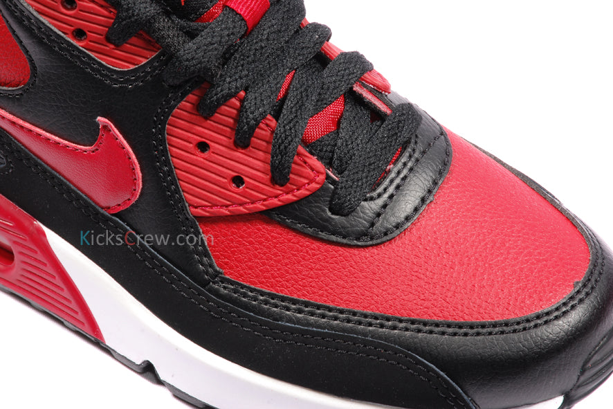 Nike Air Max 90 LTR Leather GS Gym Red Black 724821-601