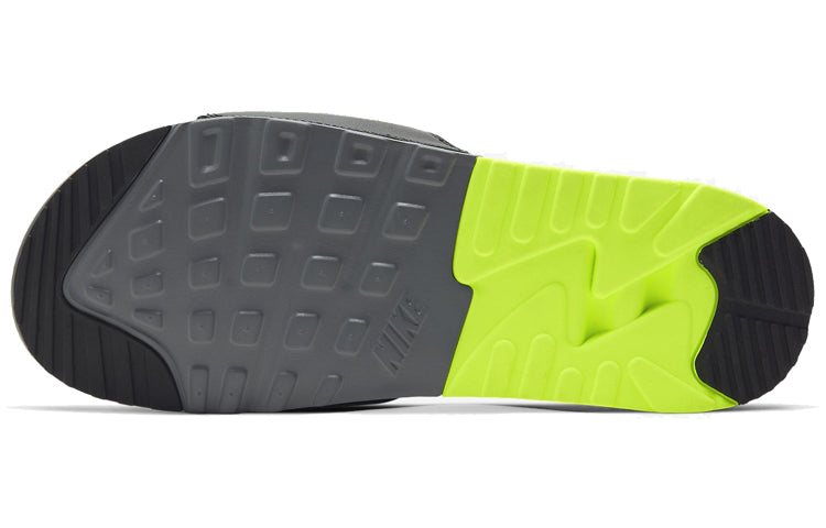 Nike Air Max 90 Slide 'Volt' Smoke Grey/Volt/Black/Smoke Grey BQ4635-001 KICKSOVER