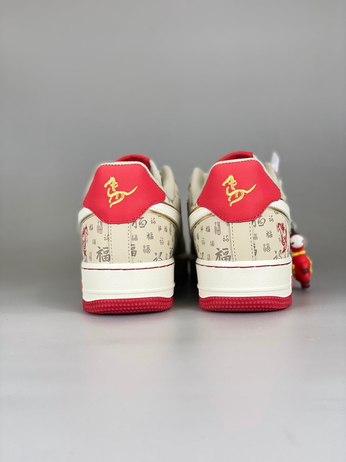 NIke Air Force 1 '07 Low  'Year of the Horse' Beige Red NH0601-502