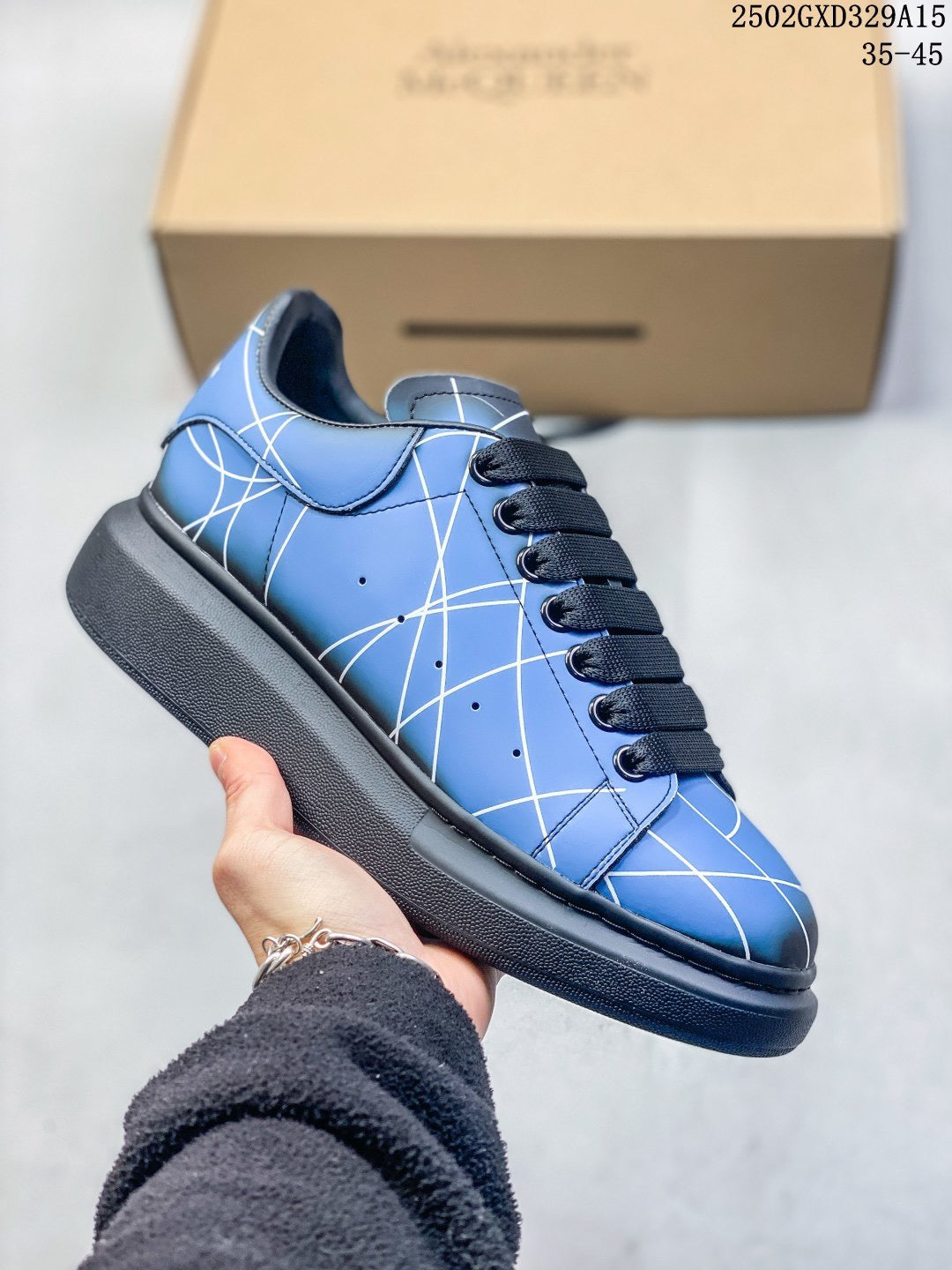 Alexander McQueen Oversized Sneakers Blue 02GXD329A15