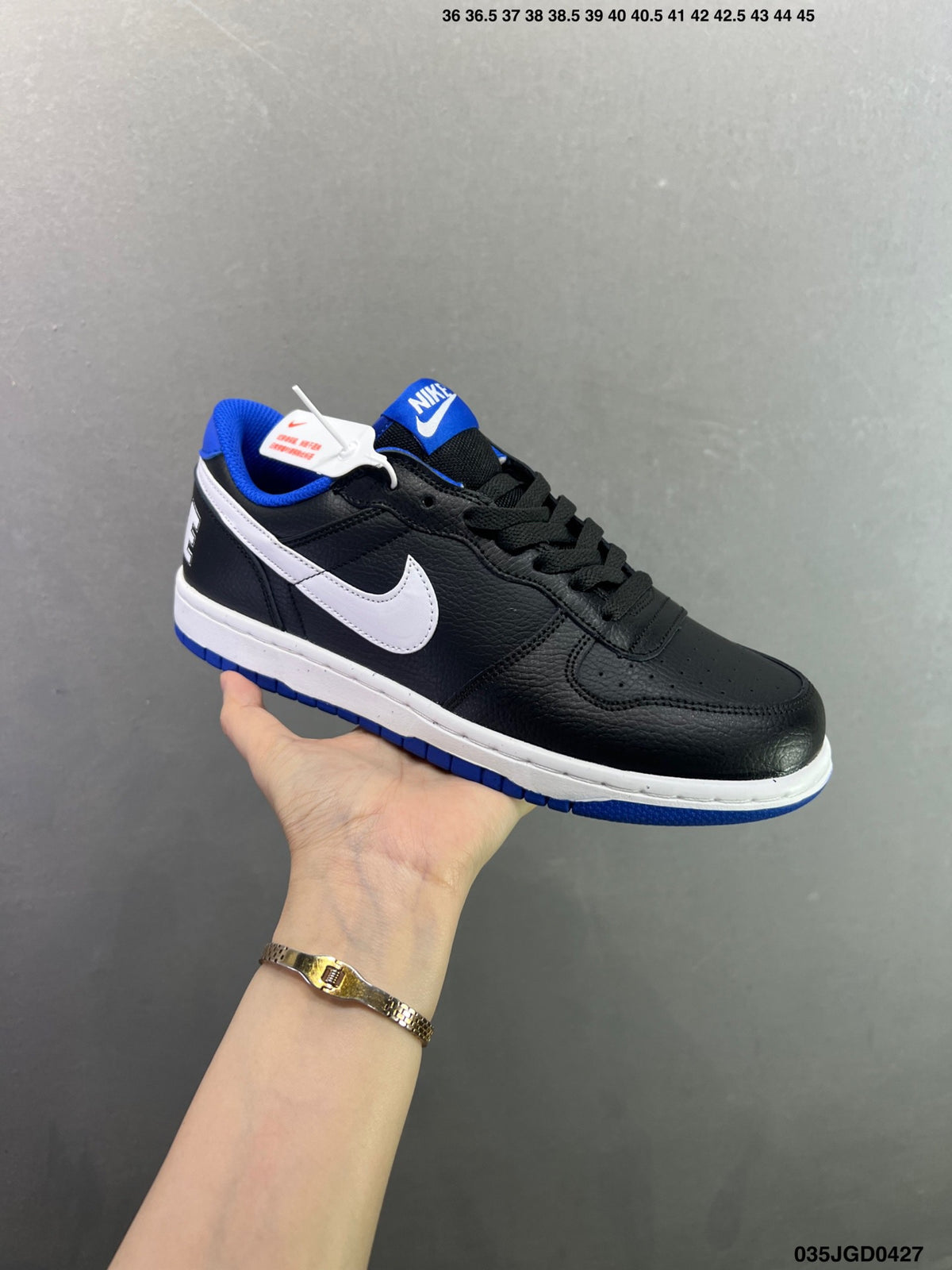 NIKE BIG LOW Black-Blue 355152