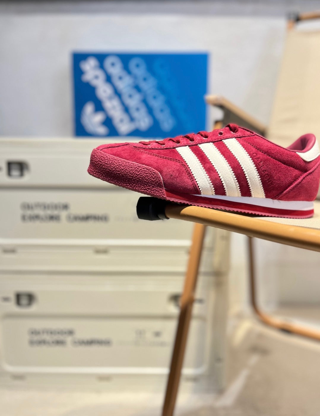 The Liam Gallagher x Adidas LG2 SPZL  Burgundy GW3805