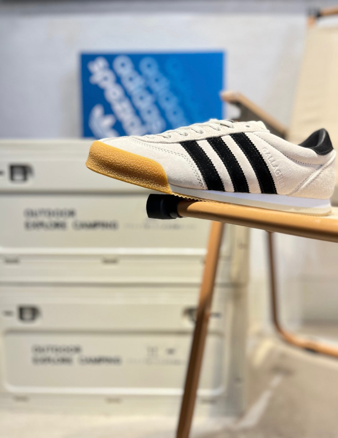 The Liam Gallagher x Adidas LG2 SPZL  Ivory-Black  GW3805