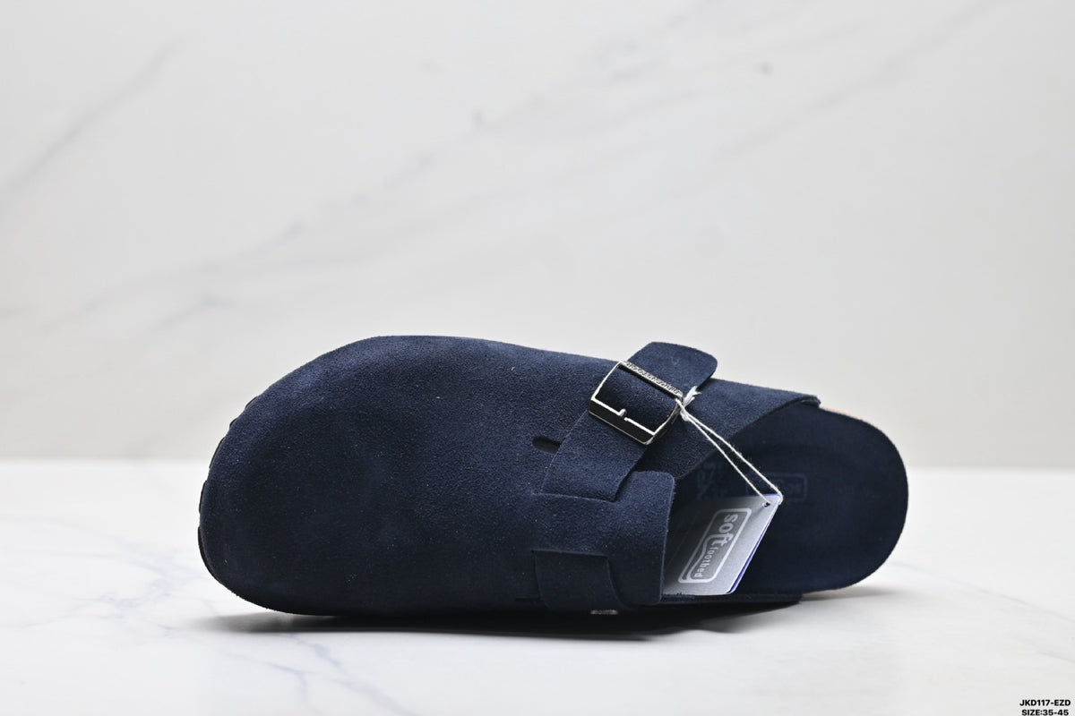 Birkenstock Boston Shearling Navy-Blue 0560773