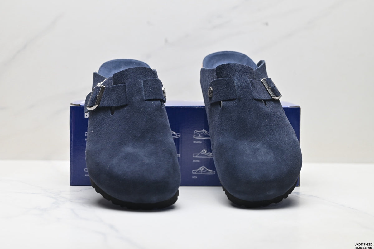 Birkenstock Boston Shearling Navy-Blue 0560773