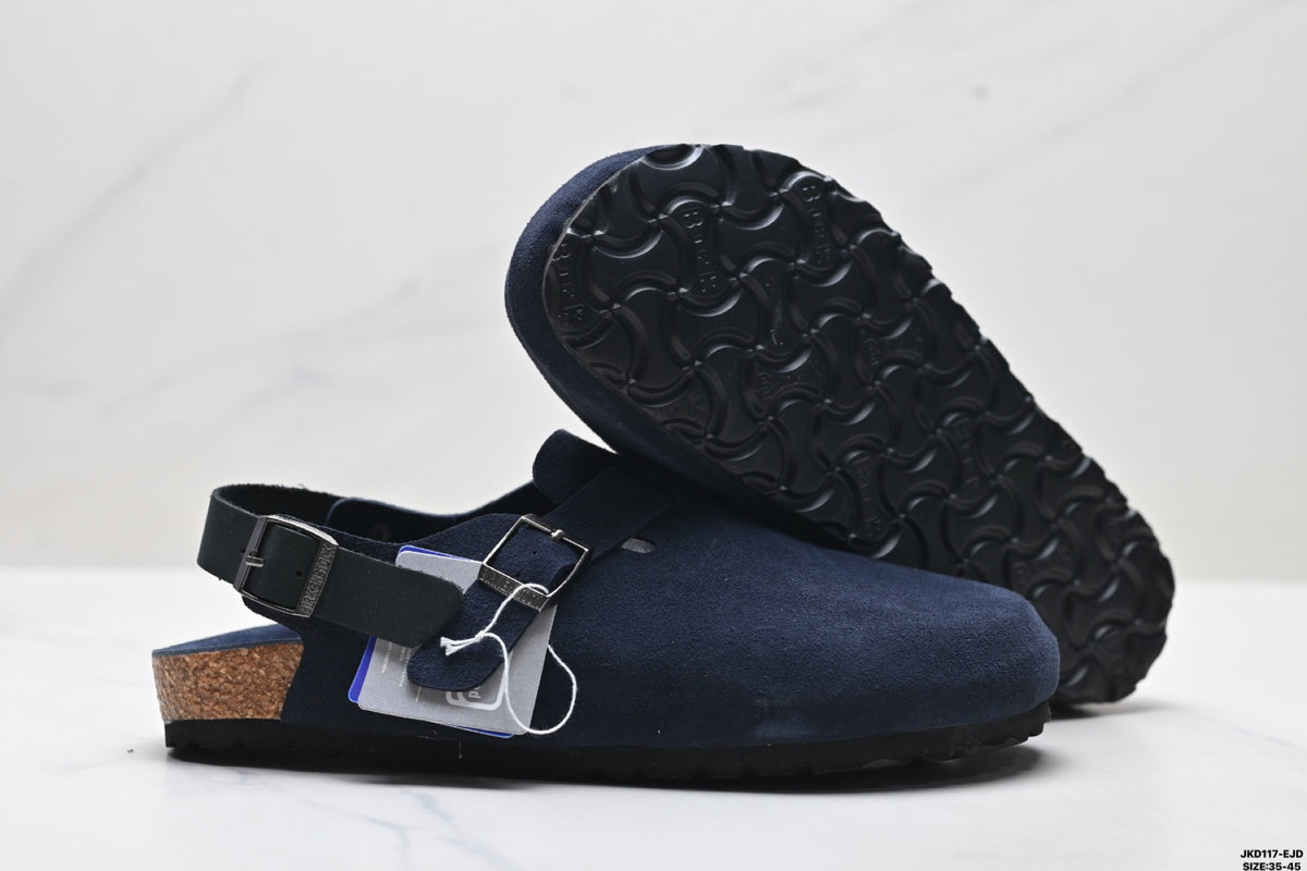 Birkenstock Boston Shearling Navy-Blue  1128287