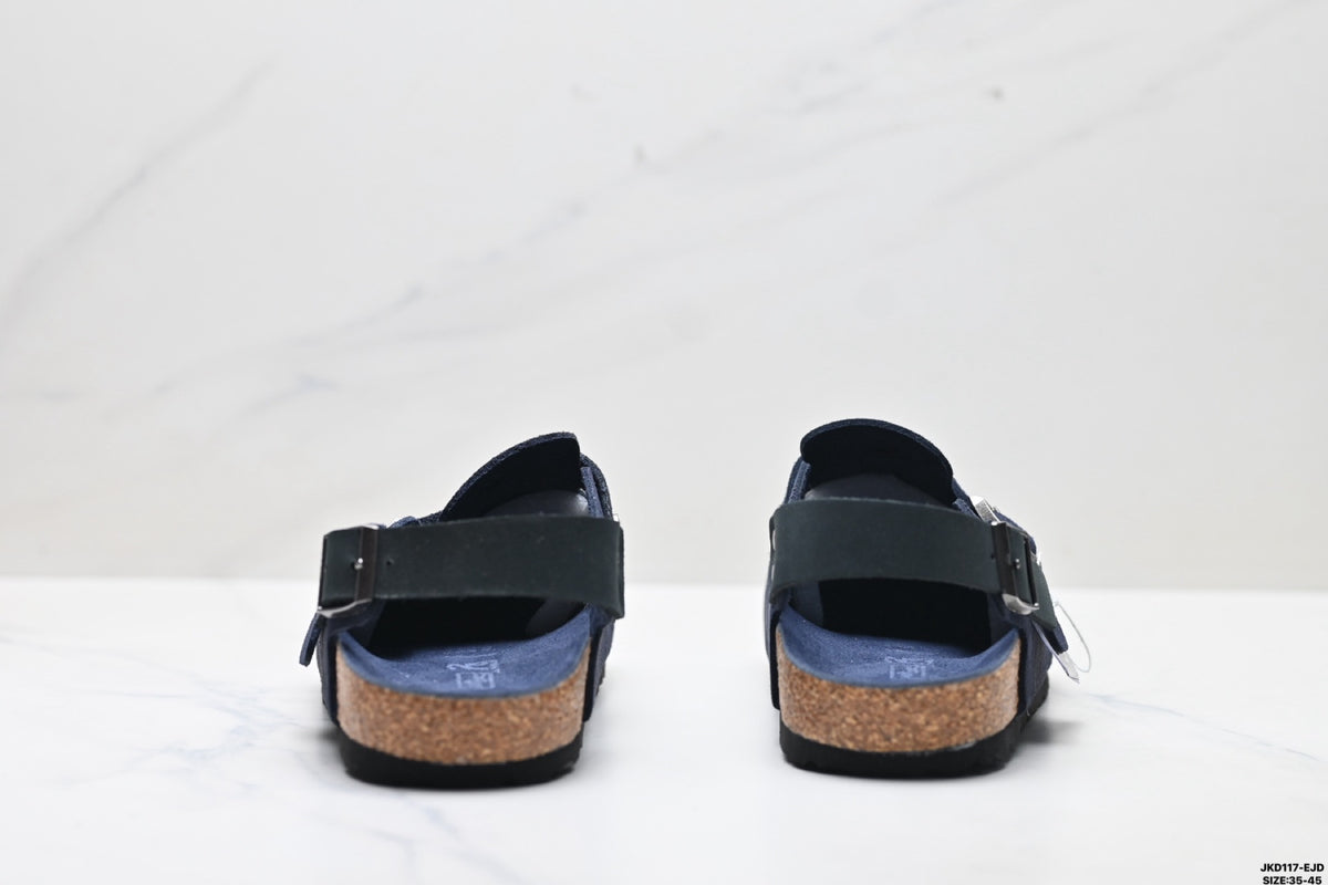 Birkenstock Boston Shearling Navy-Blue  1128287