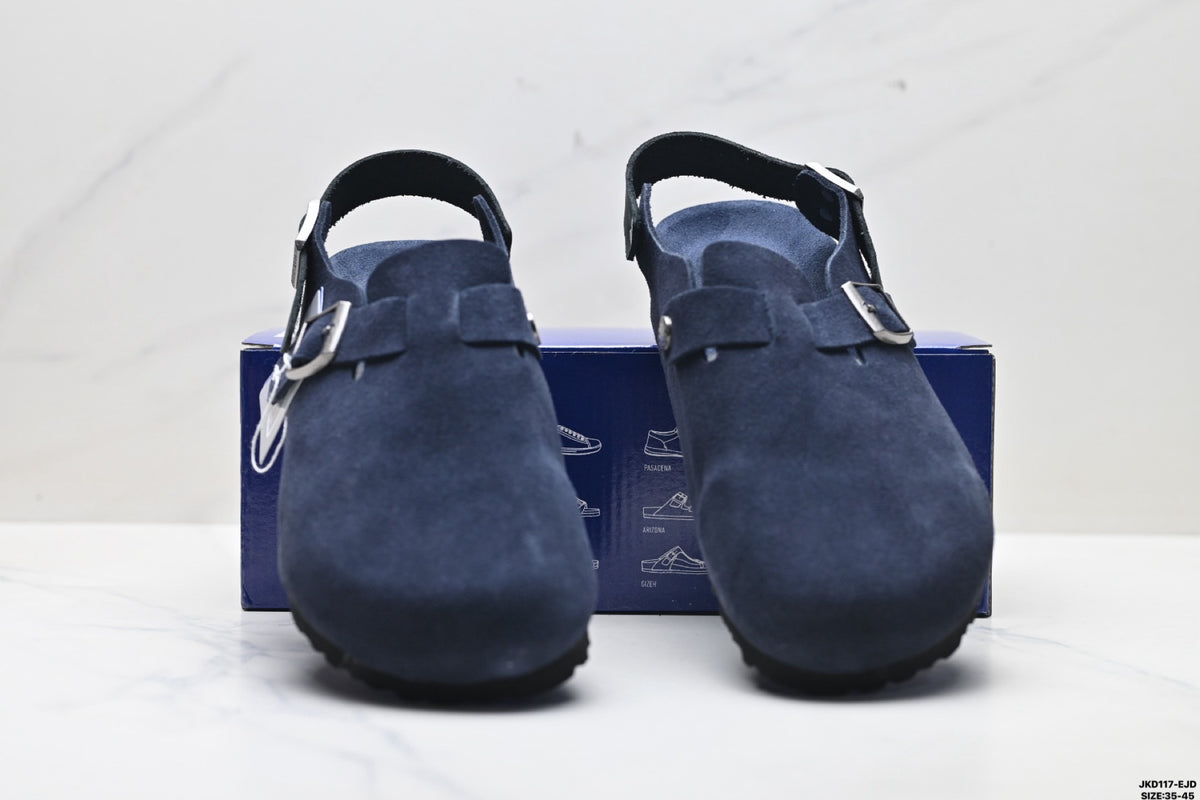 Birkenstock Boston Shearling Navy-Blue  1128287
