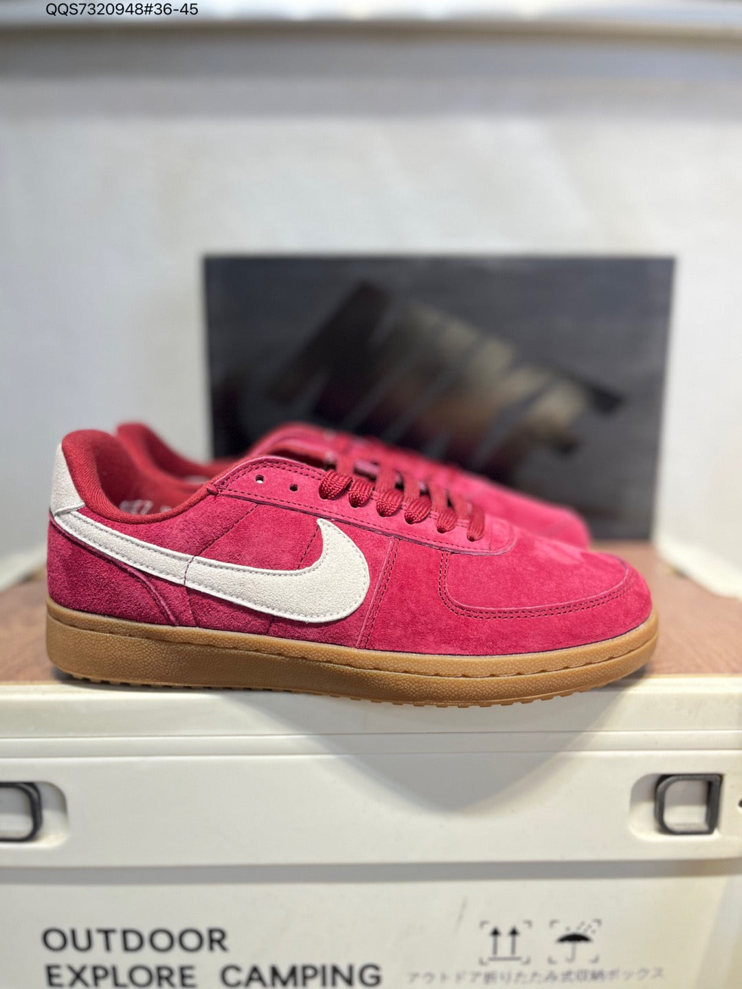 Nike Field General 82 SP”White/Black/Gum” Red  IF0666