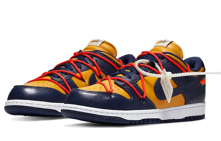 Nike Dunk Low LTHR OW Off-White - Michigan CT0856-700
