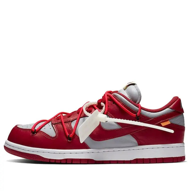 Nike Dunk Low LTHR OW Off-White - University Red CT0856-600