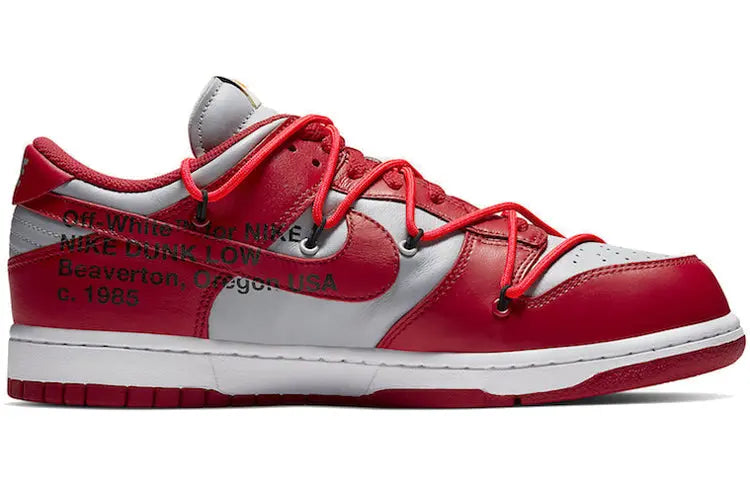 Nike Dunk Low LTHR OW Off-White - University Red CT0856-600