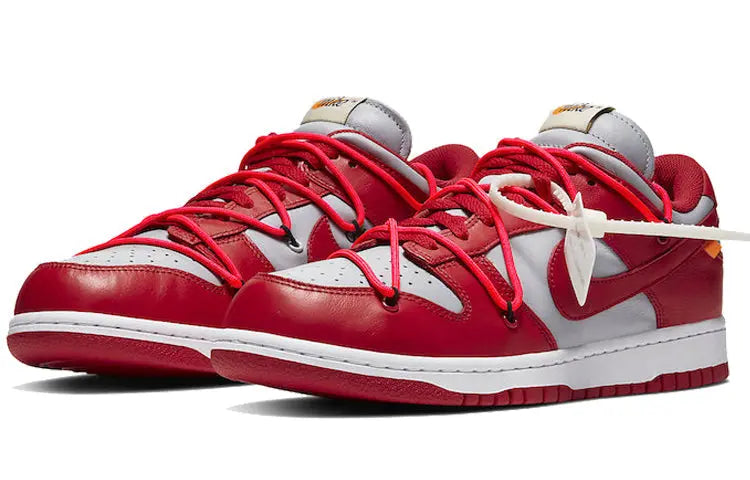 Nike Dunk Low LTHR OW Off-White - University Red CT0856-600