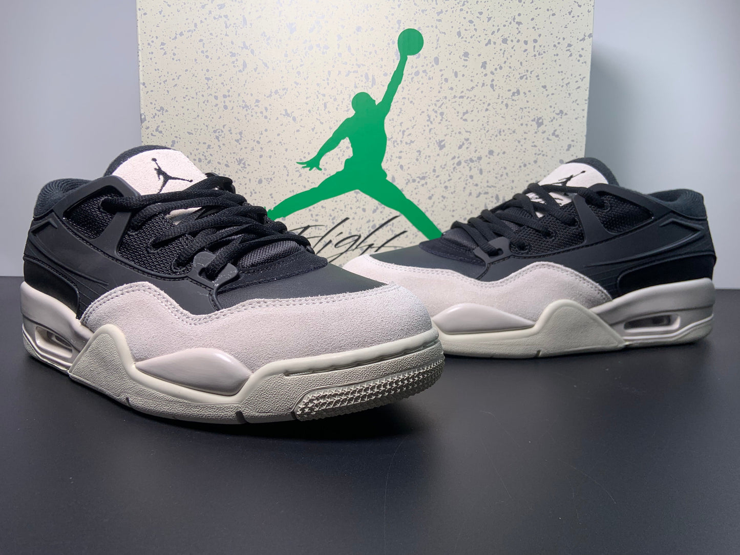 Air Jordan 4 RM Black Light Bone-Dark Grey FQ7939-001