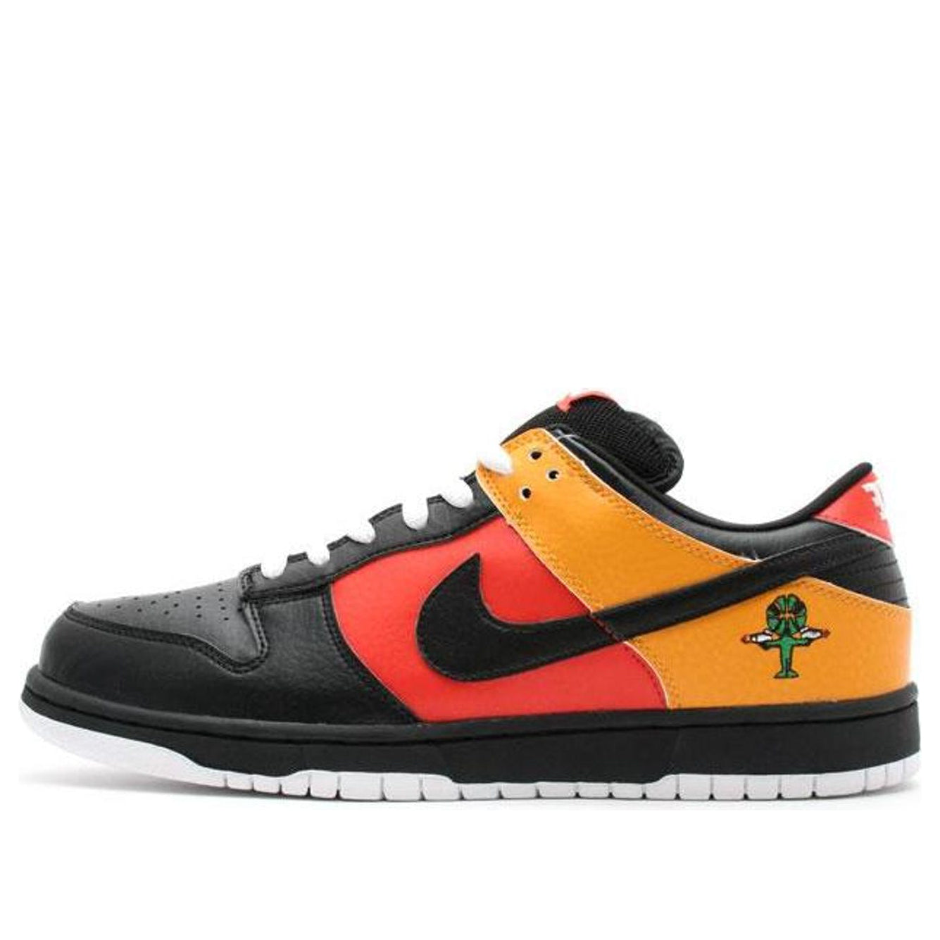 Nike Dunk Low Pro SB Skateboard 'Raygun' Orange Flash/Black-Black 304292-803 sneakmarks