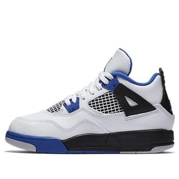 Air Jordan 4 Retro PS 'Motorsport' White/Royal Blue-Black 308499-117