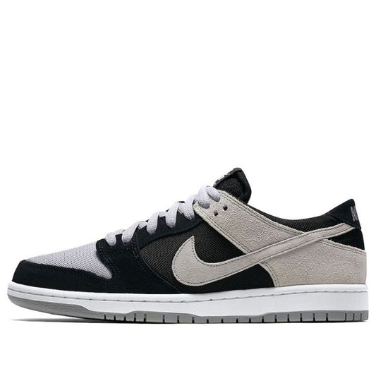 Nike SB Skateboard Zoom Dunk Low PRO Black/WOLF GREY-White-White 854866-001