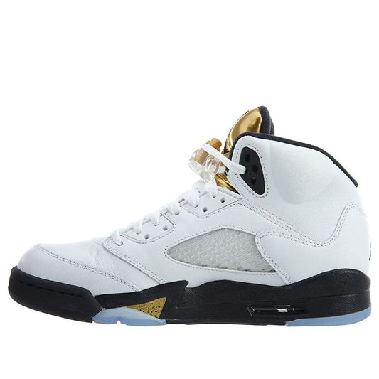 Air Jordan 5 Retro GS Olympic Gold Tongue 440888-133