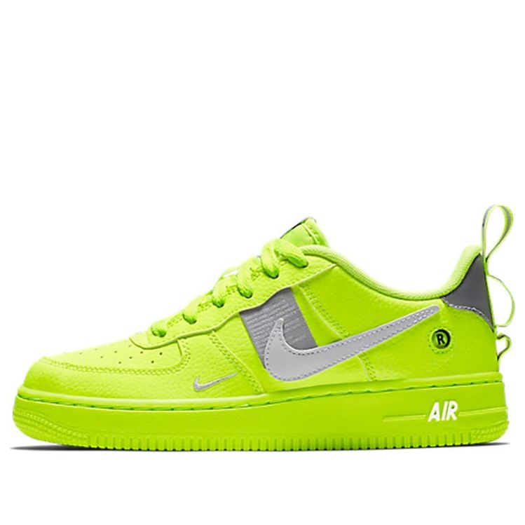 Nike Air Force 1 Low LV8 Utility'Volt' GS Volt/Black-Wolf Grey-White AR1708-700 KICKSOVER