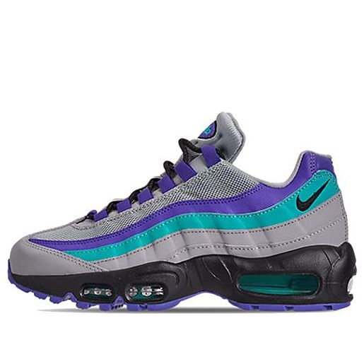 Nike Air Max 95 'Aqua' Wolf Grey/Black-Indigo Burst-Hyper Jade AT2865-001 sneakmarks