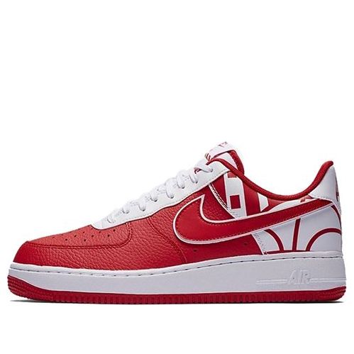 Nike Air Force 1 Low 'Logo Pack' Red/White 823511-608 KICKSOVER