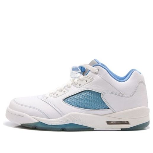 Womens WMNS Air Jordan 5 Retro Low 'UNC' White/University Blue-Team Red 314337-141