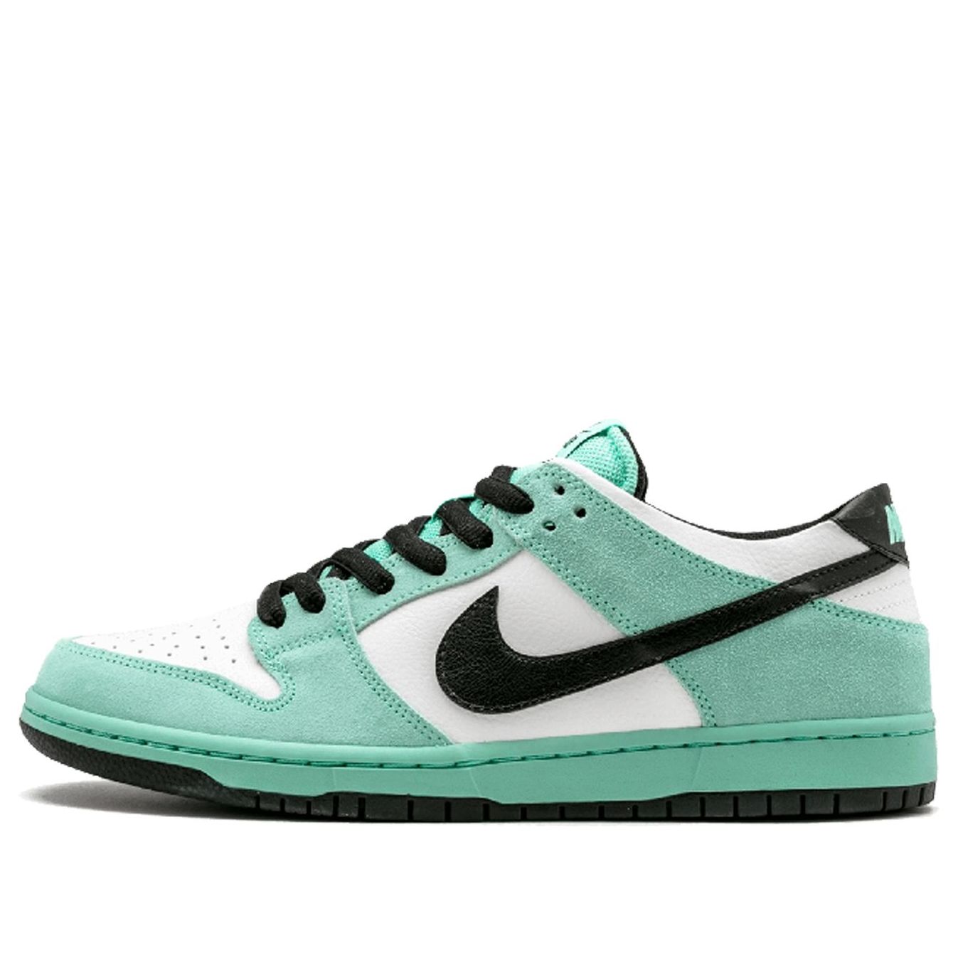 Nike SB Skateboard Dunk Low IW Sea Crystal Green Glow 819674-301
