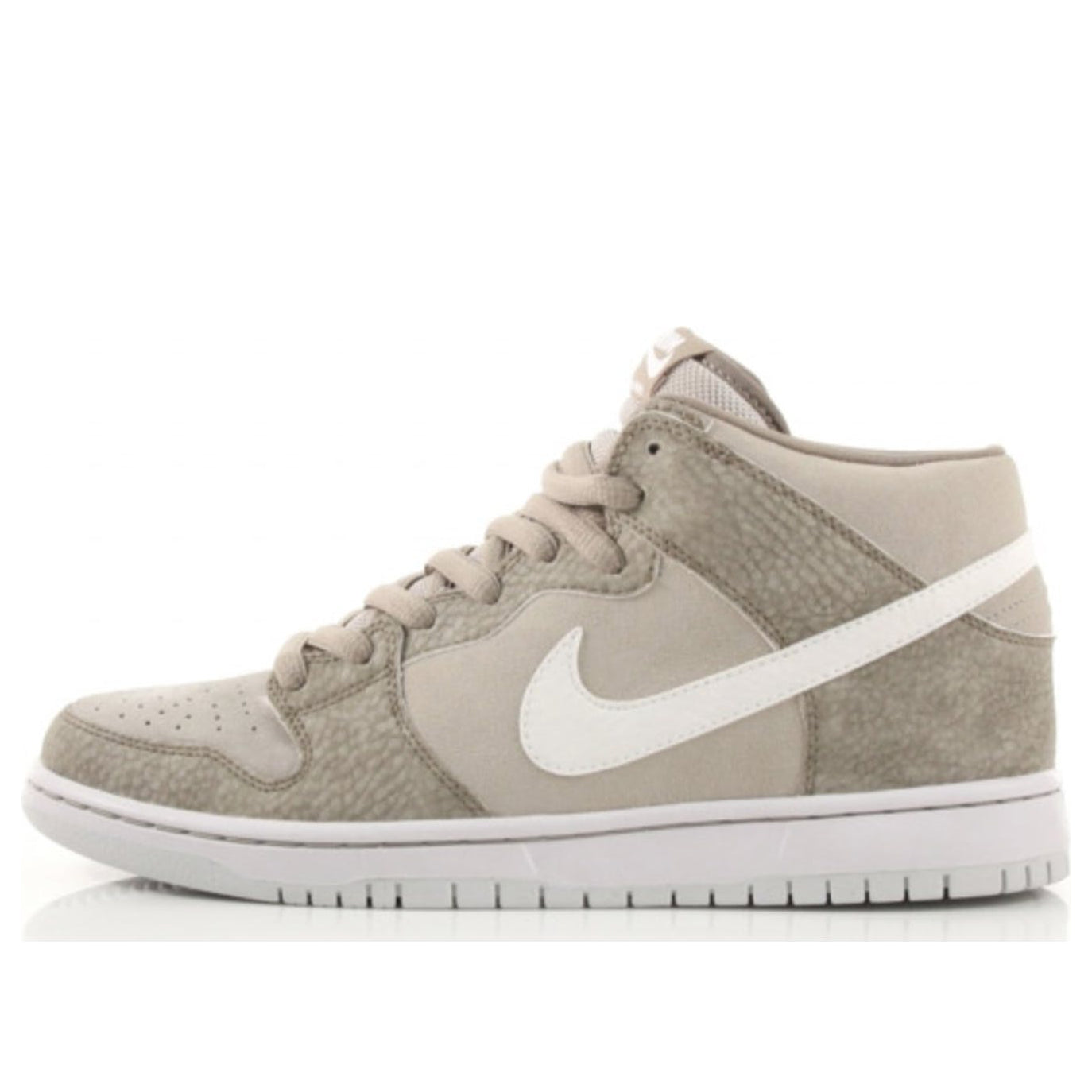 Nike Dunk Mid Pro SB Skateboard 'Light Stone' khaki / white-light stone 314383-211 sneakmarks