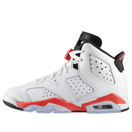 Air Jordan 6 Retro BG White Infrared 384665-123