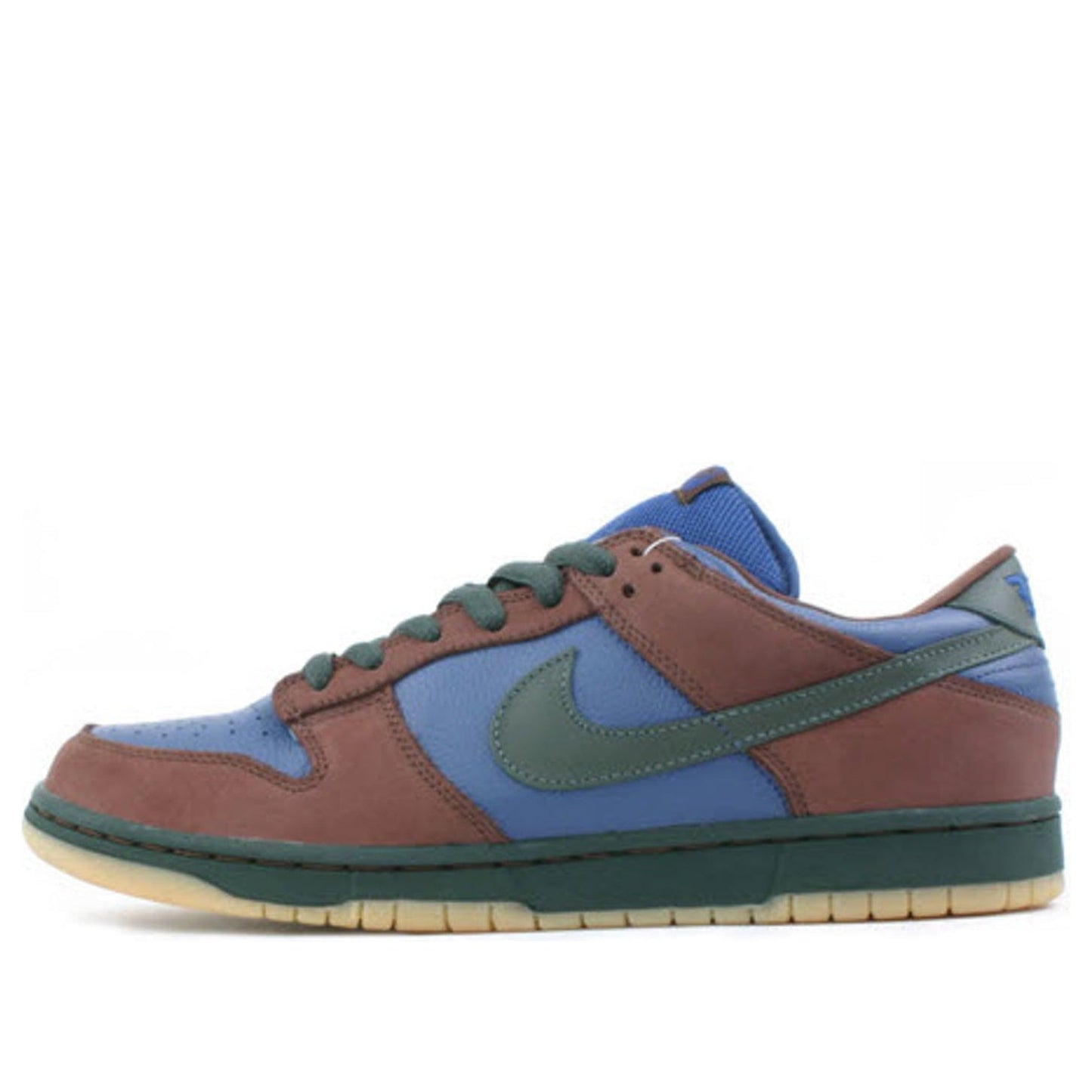 Nike Dunk Low Pro SB Skateboard 'Barf' Navy/Outdoor Green-Light Chocolate 304292-431 sneakmarks