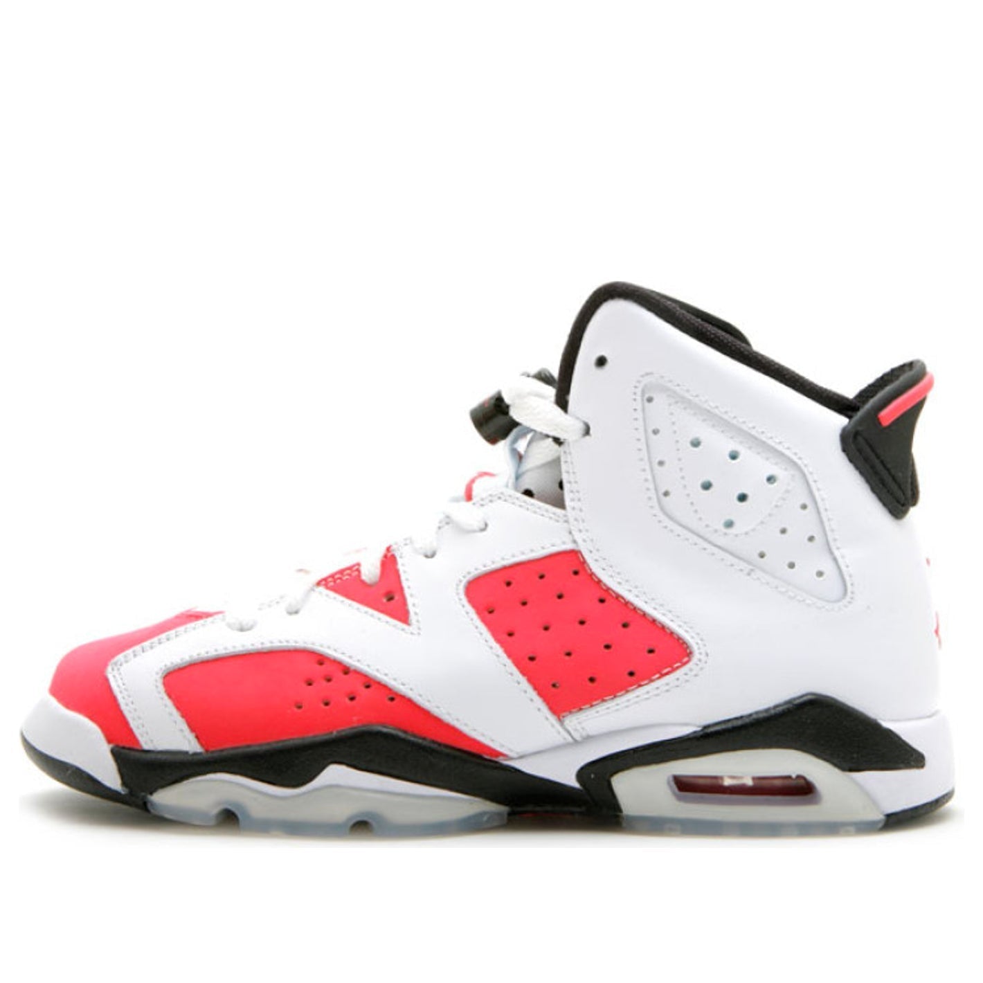 Air Jordan 6 Retro'Coral Rose' GS White/Coral Rose-Black 384665-161