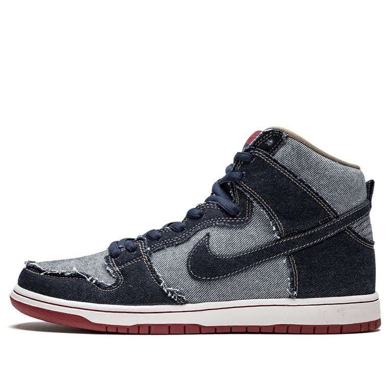 Nike SB Skateboard Dunk High TRD QS Midnight Navy - Denim 881758-441