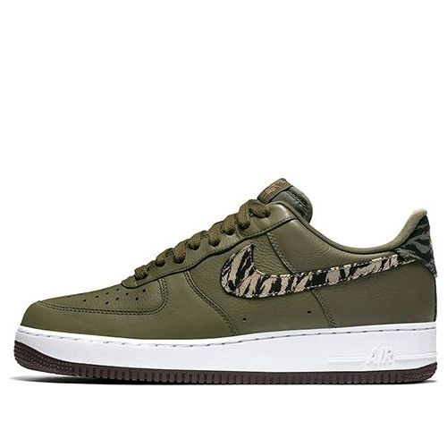 Nike Air Force 1 Low 'Tiger Camo Olive' Black/Cargo Khaki AQ4131-200 KICKSOVER