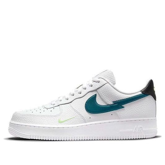 Nike Air Force 1 Low 'Lightning Bolt' White/Aquamarine/Lime Glow/Off Noir DJ6894-100 KICKSOVER