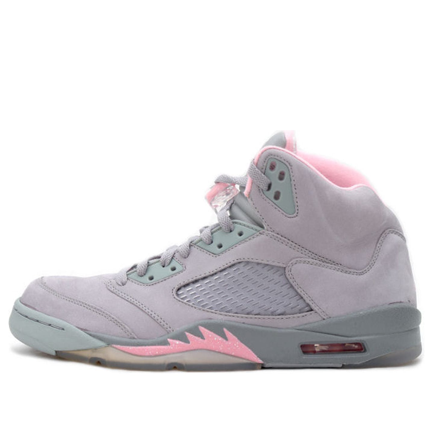 Womens WMNS Air Jordan 5 Retro 'Stealth' Silver/Shy Pink-Stealth 313551-061