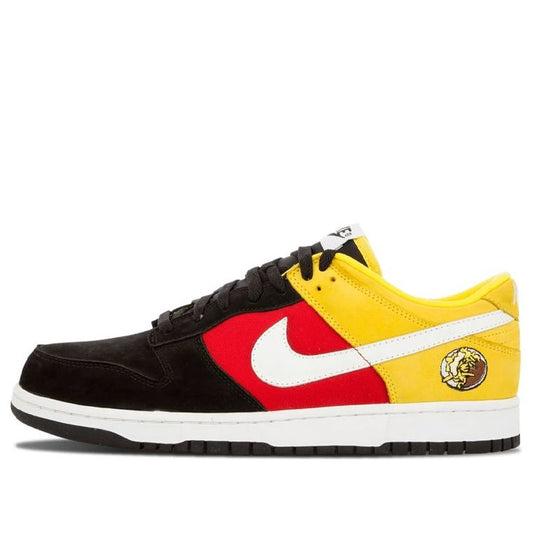 Nike Dunk Low Black/Wht-Chrm Yellow-Sprt Red 304714-014