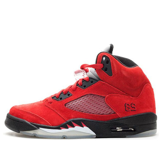 Air Jordan 5 Retro 'Raging Bull Red Suede' Varsity Red/Black 136027-601