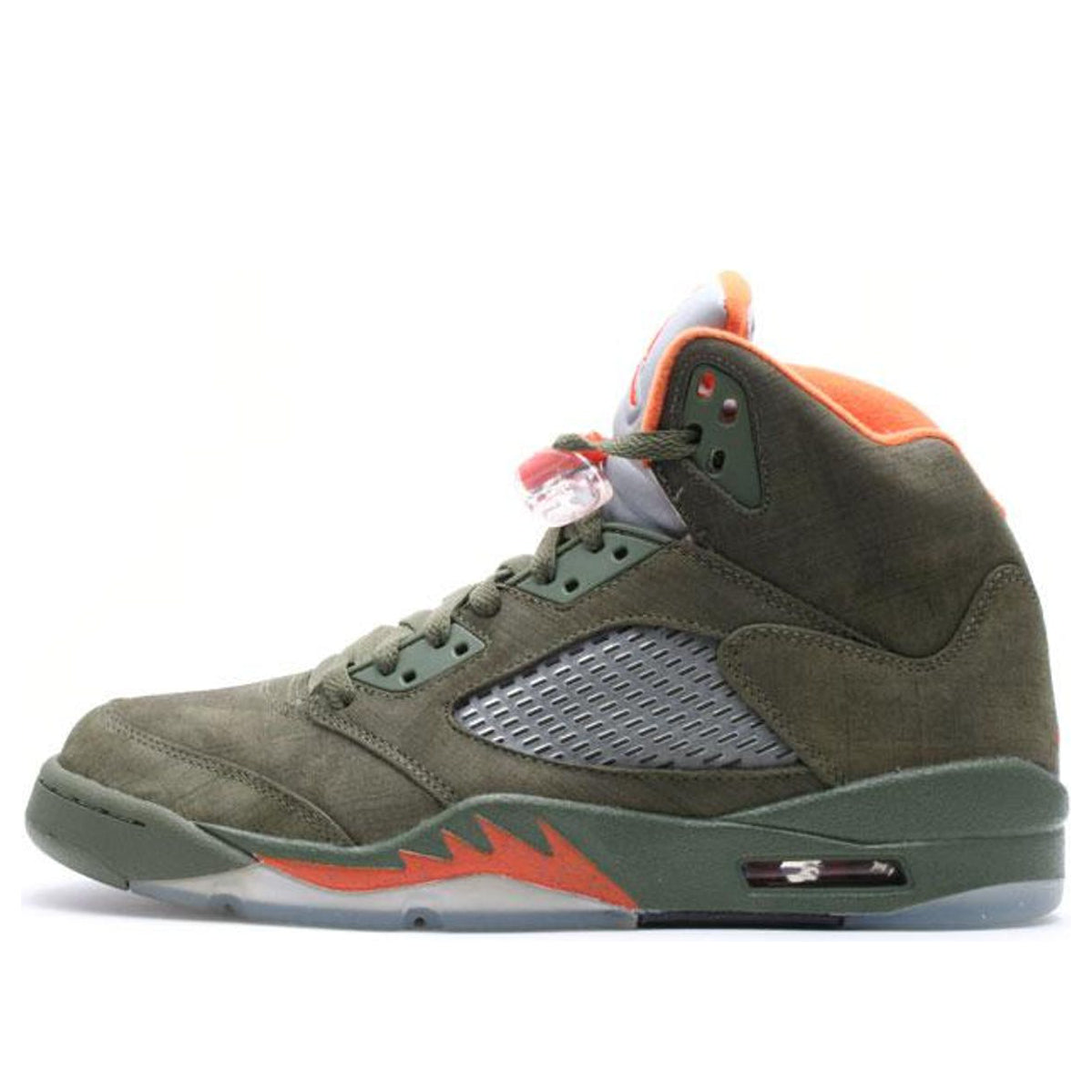 Air Jordan 5 Retro LS 'Olive' Army Olive/Solar Orange-Black 314259-381