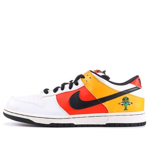 Nike Dunk Low Pro SB Skateboard 'Raygun' Orange Flash/Black-White 304292-802 sneakmarks