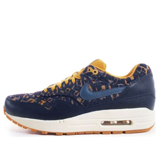 Nike Womens Air Max 1 PRM Black Dark Gold 454746-003 KICKSOVER