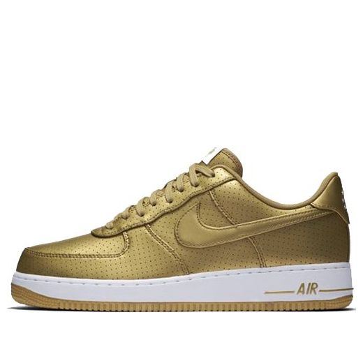 Nike Air Force 1 Low '07 LV8 'Gold' Gold/Gold 718152-700 KICKSOVER